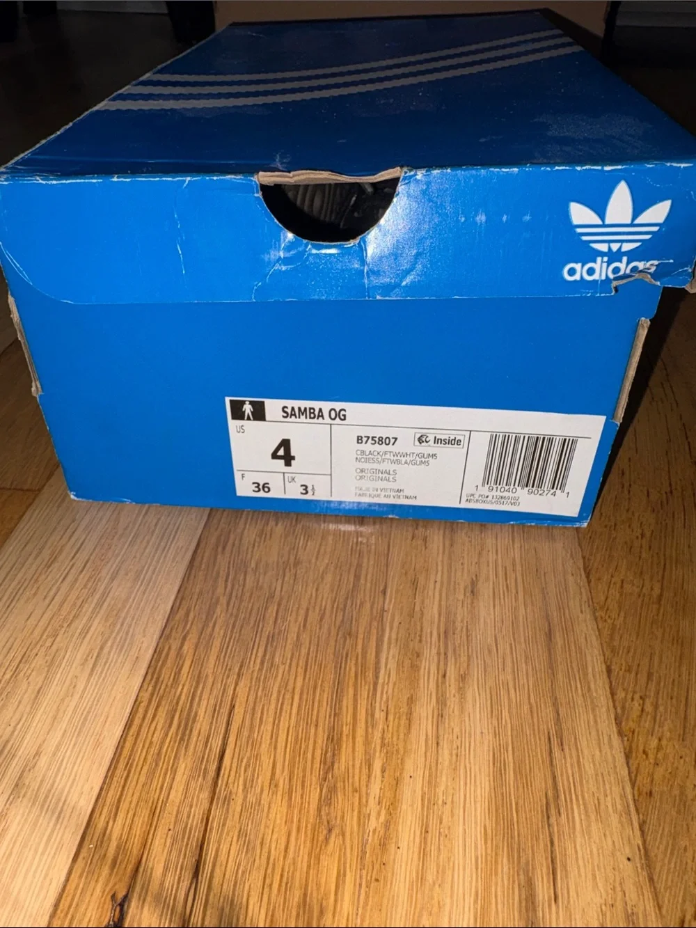adidas Black and White Samba Low-Top Sneakers